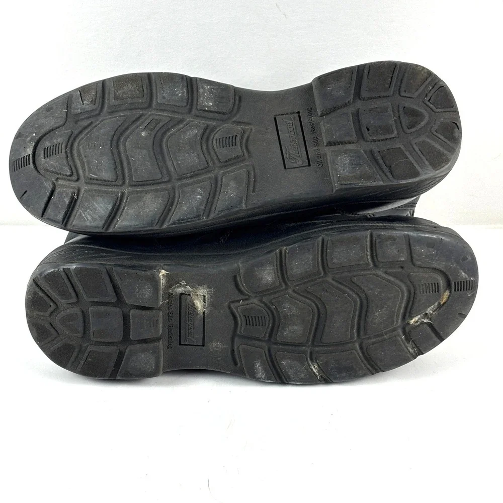 Thorogood Chelsea Work Boots Mens 8.5 Black Leather Good Slip‎ Resistant